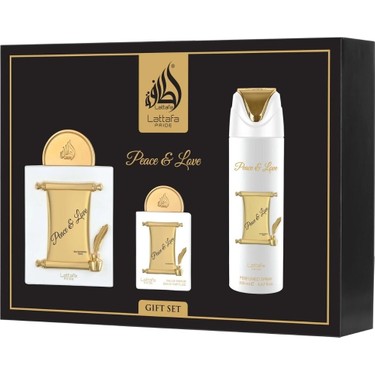 Lattafa Pride Peace & Love Edp 100ML + 20 ml + 200 ml Fiyatı