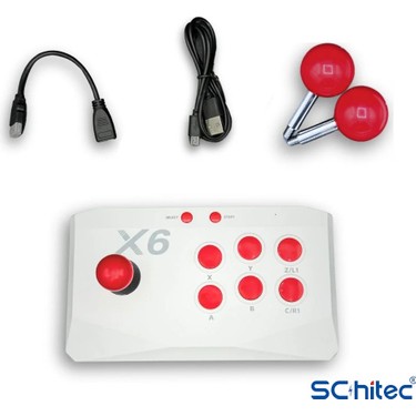 Schitec X6 4khd Kablosuz Çift Arcade Joystickli Retro Oyun Fiyatı