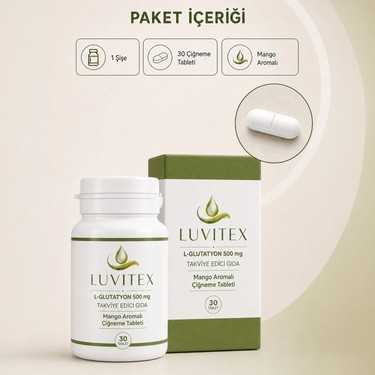 Luvitex L-Glutatyon 500 Mg Vitamin C, Çinko ve Selenyum Fiyatı