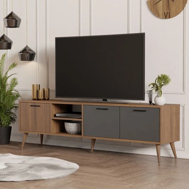 Mezza 1581 Exxen 180 Cm (AHŞAP AYAKLI) Tv Ünitesi Ürgüp - Fiyatı