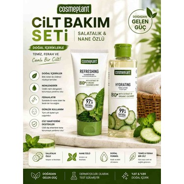 Cosmeplant Refreshing Cleansing Gel + Hydrating Tonic Lotion Fiyatı