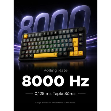 Rampage Zenıth Stug Aluminum Siyah Hot Swap 8000 Hz Gasket Fiyatı