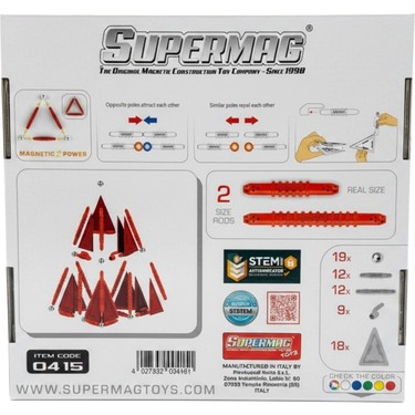 Super Mag SUPERMAG 70 PARÇA MANYETİK YAPI VE GEOMETRİ SETİ- Fiyatı