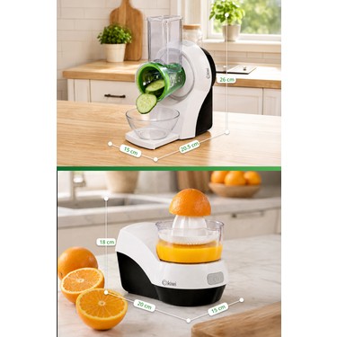 Kiwi KIM-4710 2'si 1 Arada Narenciye Sıkacağı ve Salata Fiyatı