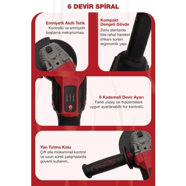 RKL-9173 Retools Bordo 5'li Set (4'lü Set + 200 Amper Fiyatı