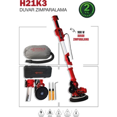 Retools H21K3 Profesyonel Duvar Zımparalama Makinesi – Fiyatı