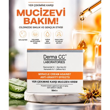 Derma cc Laboratories Yer Çekimine Karşı Mucizevi Krem 50 ml Fiyatı