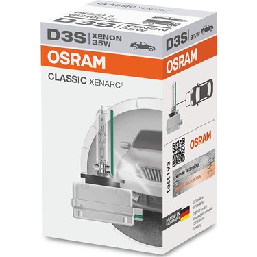 Osram D3S 35 Watt Xenon Ampul Classic (1 Ad.) Fiyatı
