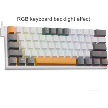 E-Yooso Rgb Mekanik Klavye Z11 Ingilizce Q Mekanik Oyuncu Fiyatı