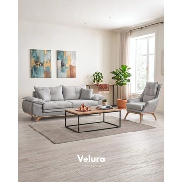 Velura Home & Living Azir Koltuk Takımı & Bazalı Yataklı Fiyatı