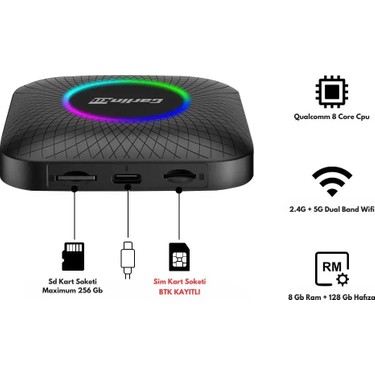 Carlinkit Tbox Max Ambient Android 13.0 Carplay disney, Fiyatı