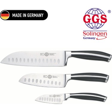 Solingen Şef Bıçak seti GGS-Santoku 3lü Bıçak Seti Fiyatı