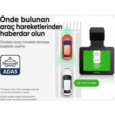 360 Botslab G500H Pro ADAS Ön 3K QHD -Arka 1080P FHD 150° Fiyatı