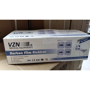 Vzn Kablolu Tens Pedi Kablolu Tens Elektrodu 5x5 Cm Fiyatı