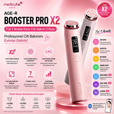 Medicube Age-R Booster Pro X2 7'si 1 Arada Kore Cilt Bakım Fiyatı