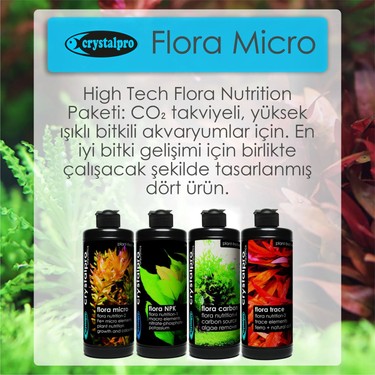Crystalpro Flora Nutrition 4x125ml - High Tech Profesyonel Fiyatı