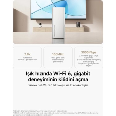Xiaomi Mesh System AX3000 NE (2'li Paket) Wi-Fi 6 Gigabit Fiyatı