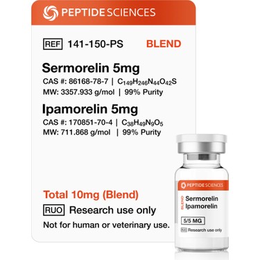 sermorelin + ipamorelin blend Peptide Sciences Sermorelin, 10MG (Blend) Fiyatı Lotions Size:3 Month (Pack of 3) 9 Health Benefits of