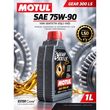 Motul Gear 300 Ls 75W-90 1 L Tam Sentetik Lsd Şanzıman ve Fiyatı