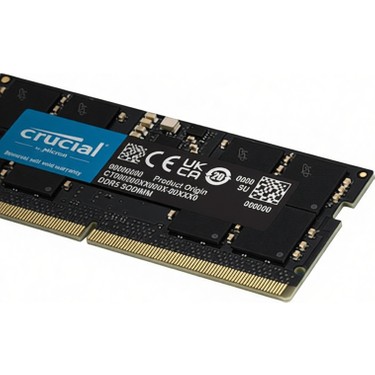 Crucial 32GB DDR5 4800 MHz SODIMM CL40 Notebook Ram Yüksek Fiyatı