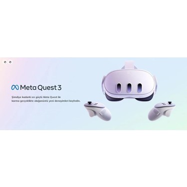 META Quest 3 128 Gb - Vr Sanal Gerçeklik Gözlüğü Fiyatı