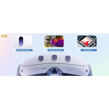 META Quest 3 128 Gb - Vr Sanal Gerçeklik Gözlüğü Fiyatı
