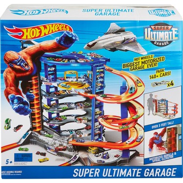 Hot Wheels Ultimate Garage ミニカー用プレイセット Hot Wheels Fml03 Ultimate Garaj Dev Kule, Motorlu Asansörlü Fiyatı