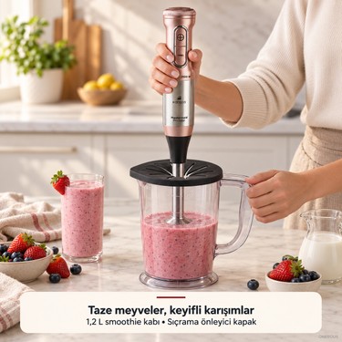 Karaca 8 In 1 Mastermaid Prosteel Cam Hazneli 6 Bıçaklı Uzun Fiyatı