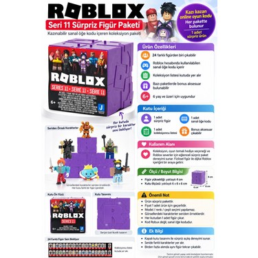 1 Adet Roblox Action Collection - 11. Seri Mystery Figure Fiyatı