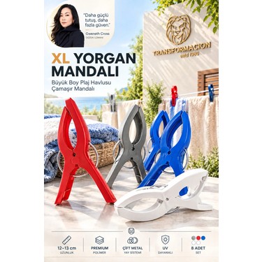 Transformacion Xl Yorgan Nevresim Çarşaf Mandalı 8 Adet Fiyatı
