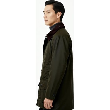 Barbour Classic Beaufort Yağlı Ceket Erkek OL71 Olive Renkli Fiyatı