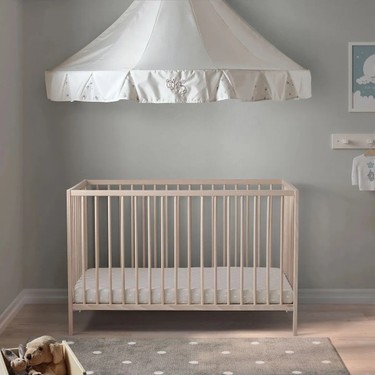 IKEA Sniglar Bebek Karyolası Yükseklik Ayarlı, 60x120 cm Fiyatı