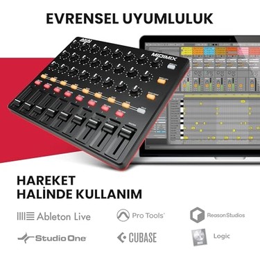 Akai Professional Mıdımix USB Mıdı Mikser Kontrolör Fiyatı