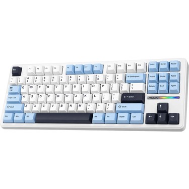 Aula F87 Pro Mekanik Rgb Tkl Graywood V3 Switch Kablosuz Fiyatı