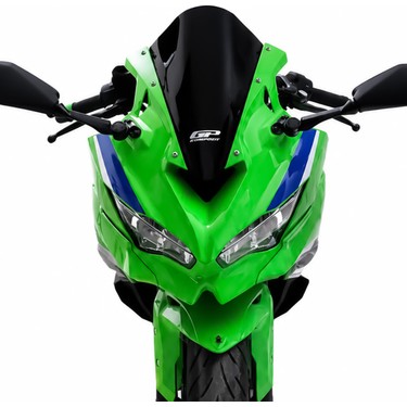 GP Kompozit Kawasaki ZX-4R / 4RR 2024 Uyumlu Ön Cam Siyah - Fiyatı