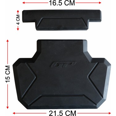 pp-「p」 4枚 GP Kompozit Universal 21X20cm Plastik Çanta Pedi Siyah Fiyatı