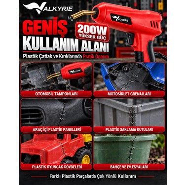 Valkyrie 200W Plastik Kaynak Makinesi 1000 Zımba Uçlu Fiyatı