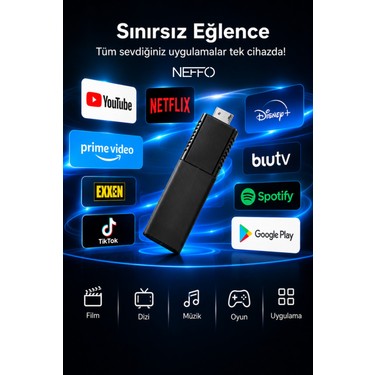 Neffo Ultra Hd Android Tv Box 4K Android Tv Tv Box Tv Stick Fiyatı
