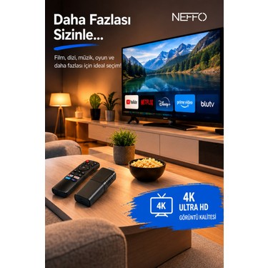 Neffo Ultra Hd Android Tv Box 4K Android Tv Tv Box Tv Stick Fiyatı