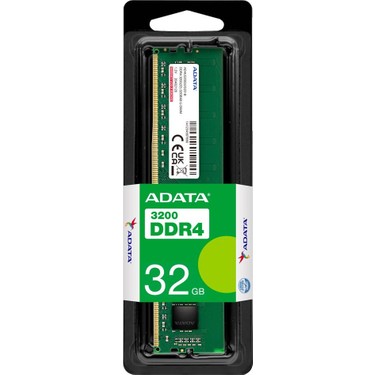 Adata 32GB Ddr4 3200MHZ 288PIN 1.2V Pc Ram Fiyatı