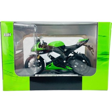 Craftivio 1:18 Kawasaki Ninja ZX-10R Yeşil Diecast Metal Fiyatı