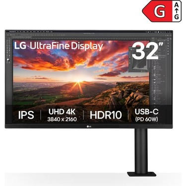 Lg 31.5'' 32UN880K-B 4K Ergonomik Stand IPS Fiyatı