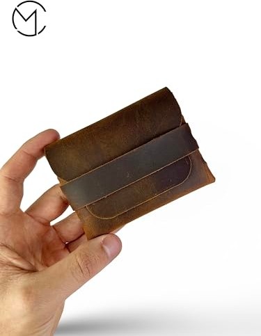 1001 Hakiki Deri Geçmeli Yatay Cüzdan, Gerçek Deri Kartlık, Erkek & Kadın Minimalist Kartvizitlik, � görsel 3