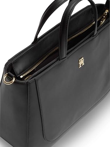 1001 Th Glam Satchel Kadın El Çantası Black Os görsel 4