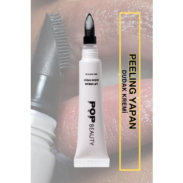 Pop Beauty Peeling Yapan Dudak Kremi, Dudak Nemlendiricisi, Dudak Balmı