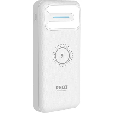 Phixi Basic PW22 20.000MAH Wireless Şarj Çift Çıkışlı LED Göstergeli