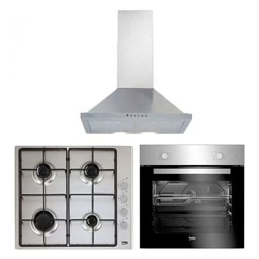 Beko Yeni Eco Inox Ankastre Set (Bfm 310 I ( 21000 ) - Bomd D 6110 Eı (64160)- Adp 61420