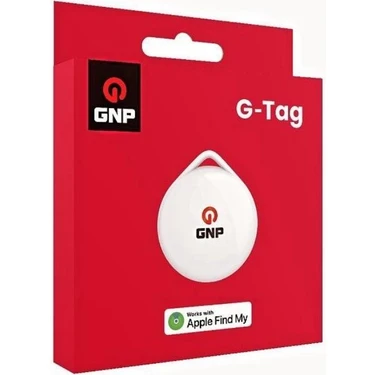 Gnp G-Tag Beyaz Takip Cihazı-Apple Mfi