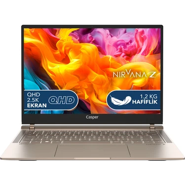 Casper Nirvana Z100.1335-BV00X-B-Q Intel Core i5 1335U 16GB 500GB SSD Freedos 14" QHD Taşınabilir