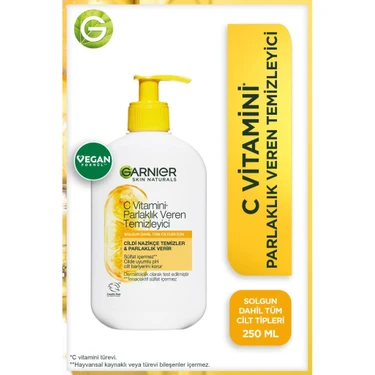 Garnier C Vitamini Parlaklık Veren Temizleyici 250